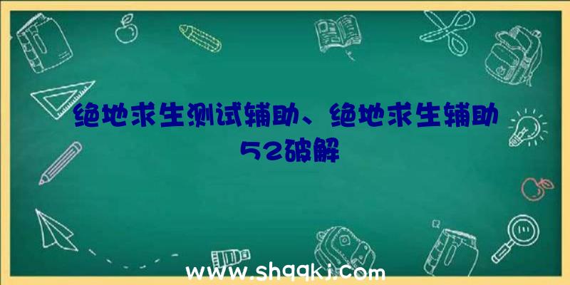 绝地求生测试辅助、绝地求生辅助